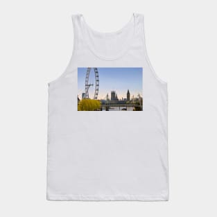 London Eye Houses of Parliament England Tank Top